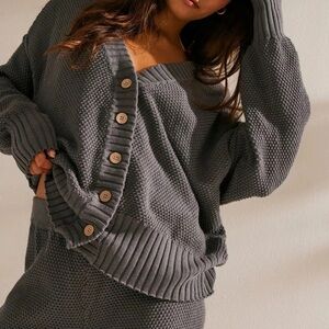 Free People Hailee Cardi Set
